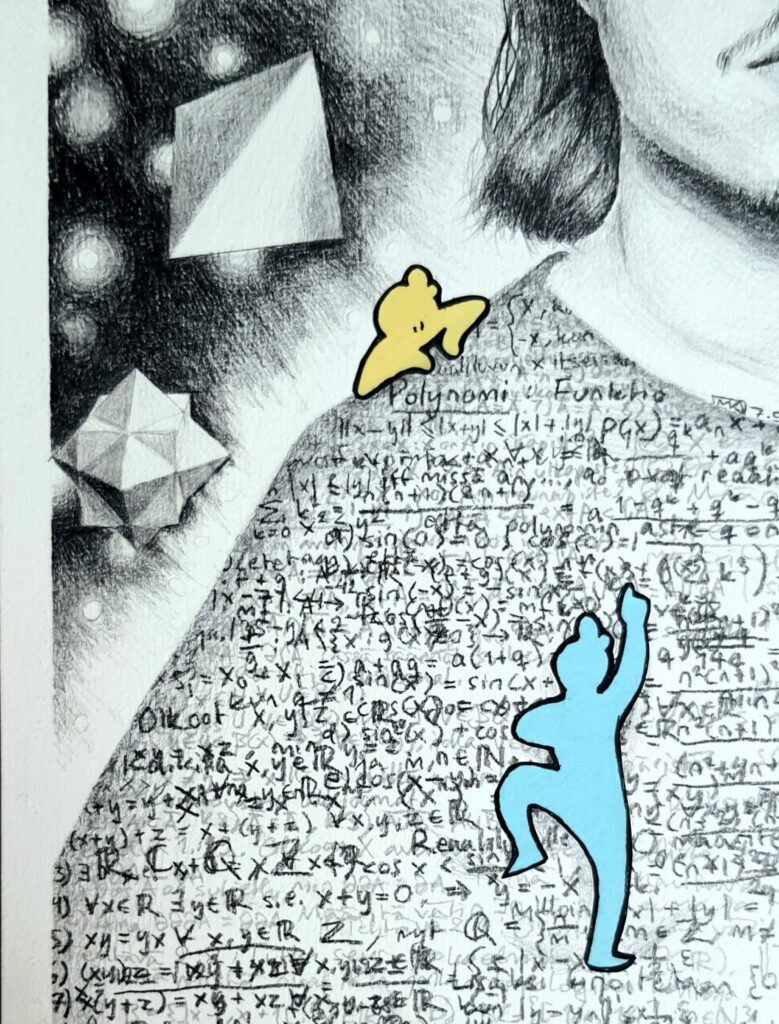 Mathion Draw Process and ideas behind the drawing “Mathematician” – Miro Myrsky