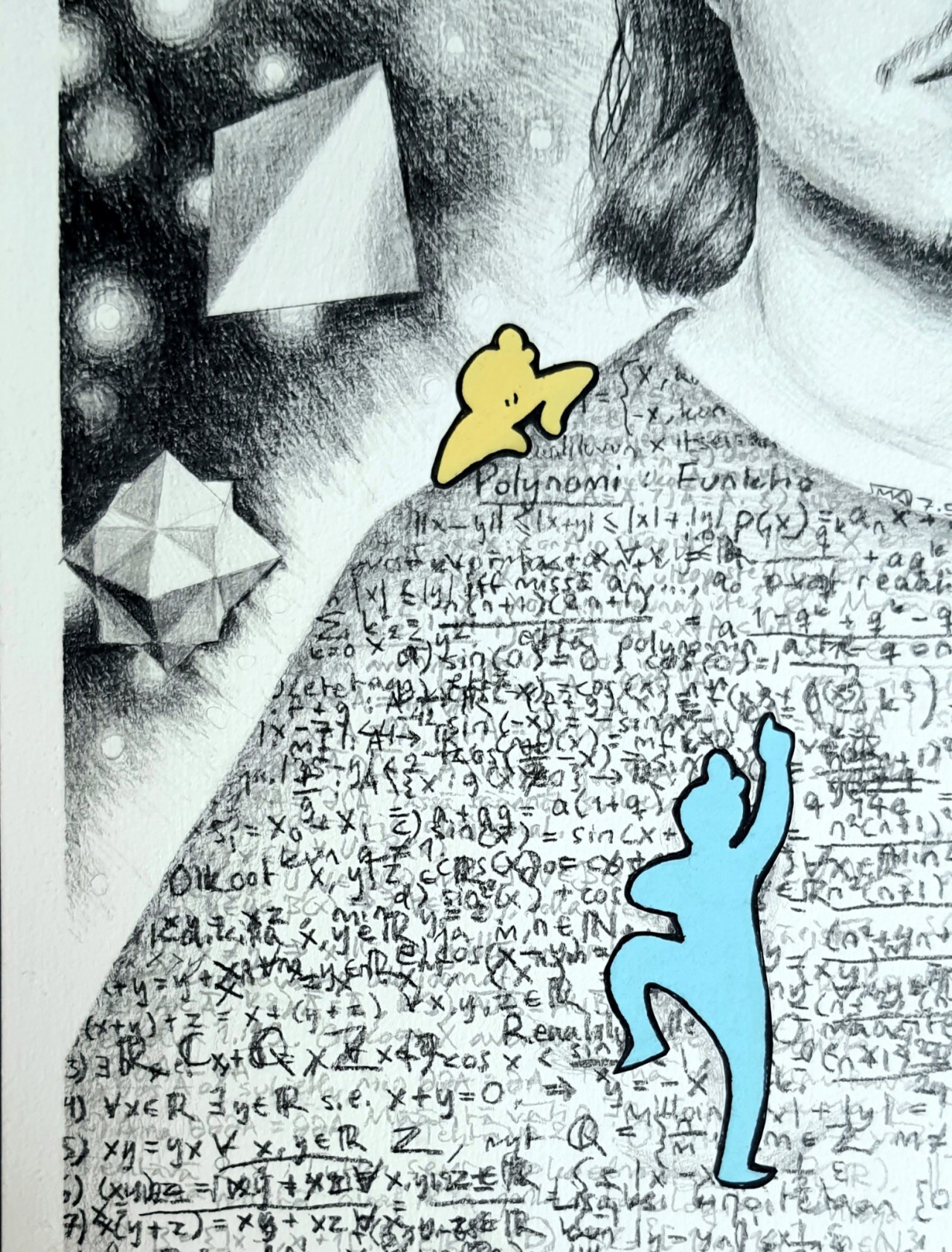Mathematician Draw Process and ideas behind the drawing “Mathematician” – Miro Myrsky